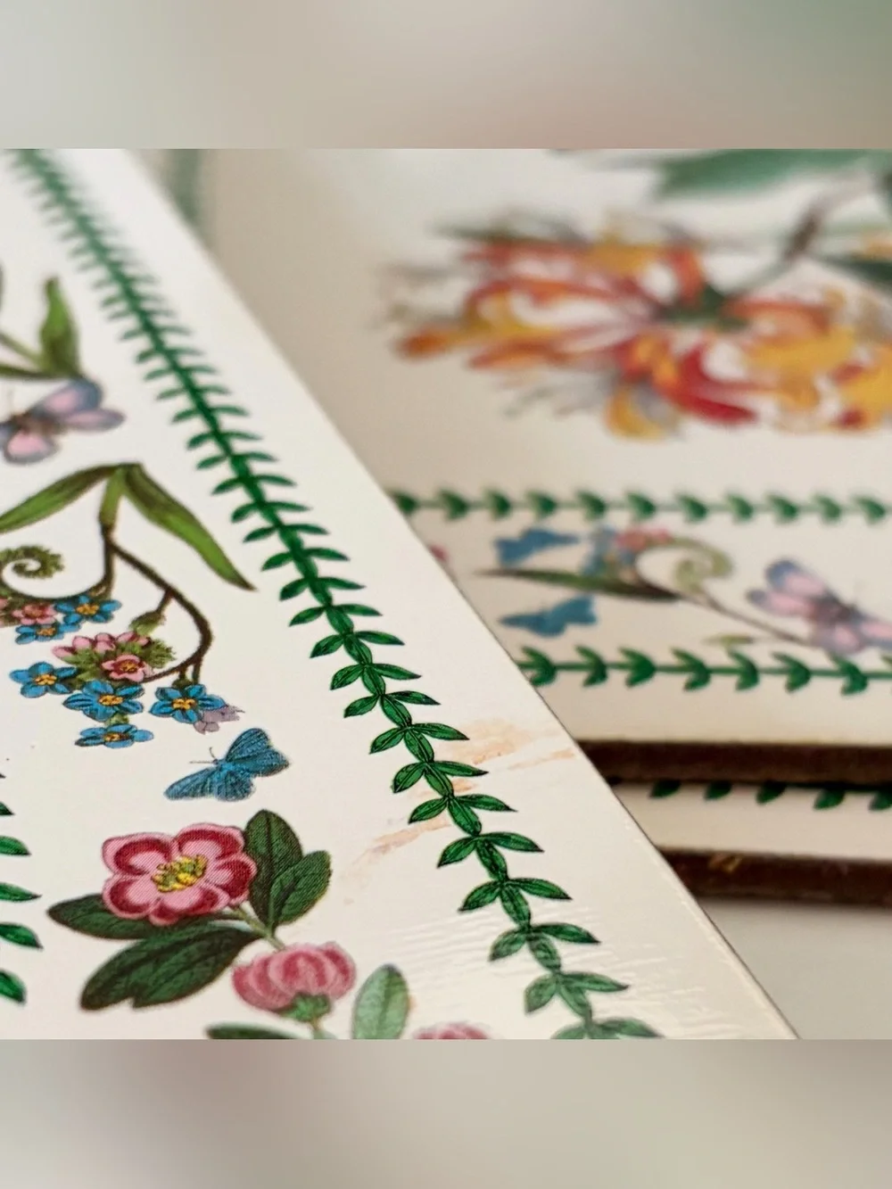 SET of 6 Botanical Placemats by Portmeirion
